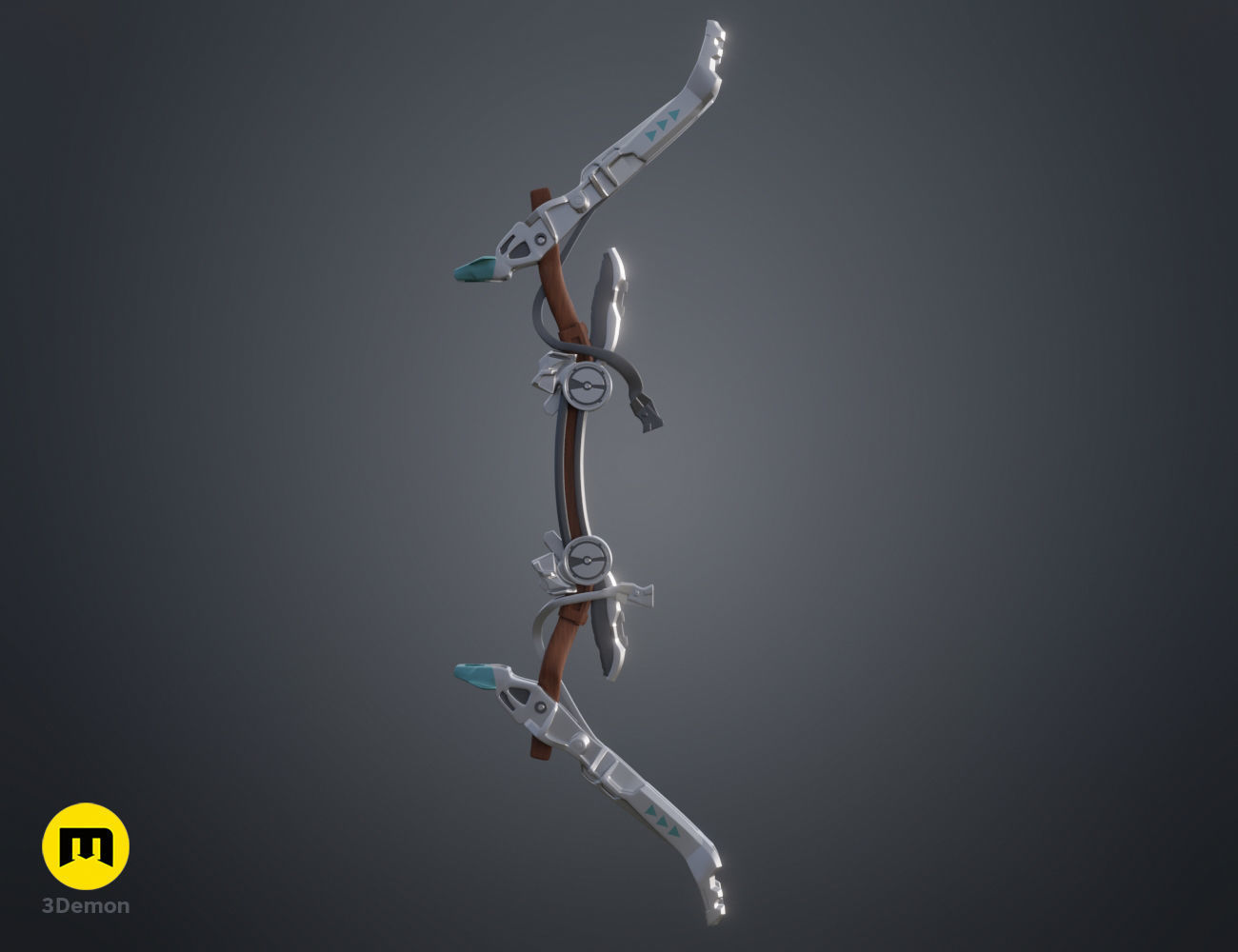 Aloy compound bow Horizon Zero Dawn 3D print model_2