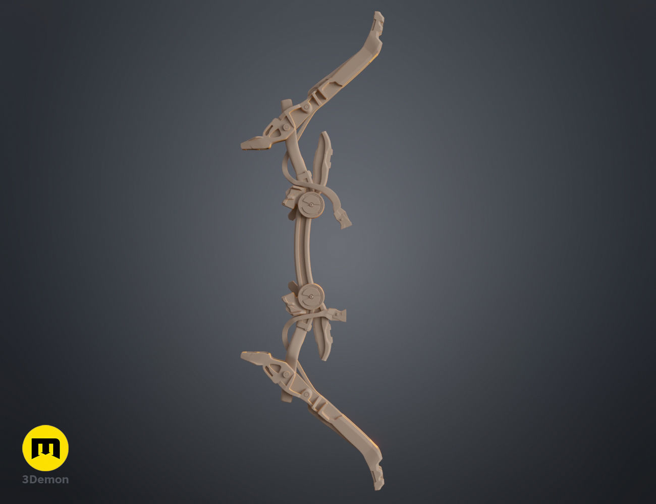 Aloy compound bow Horizon Zero Dawn 3D print model_9