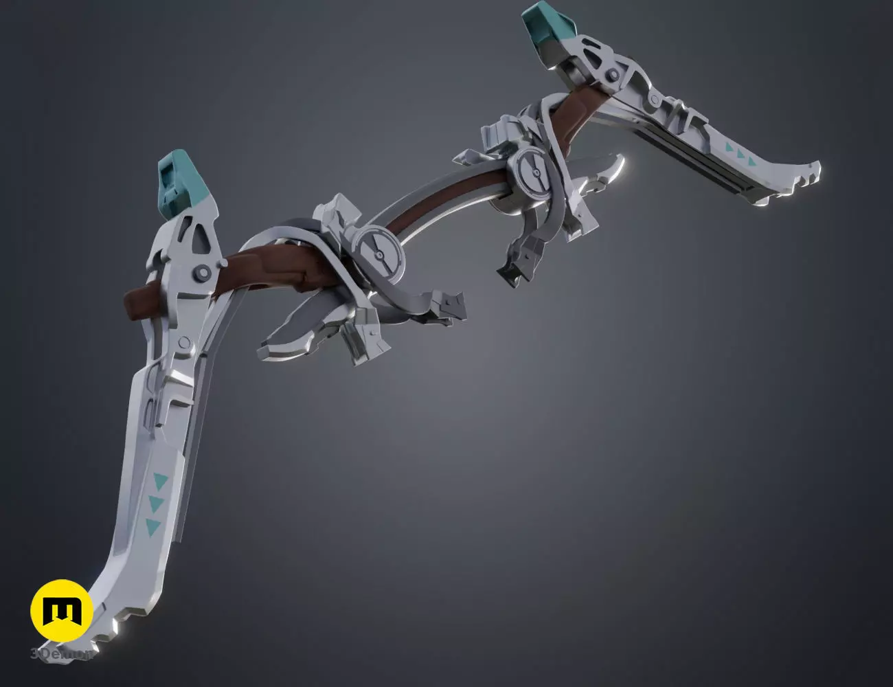 Aloy compound bow Horizon Zero Dawn 3D print model_0