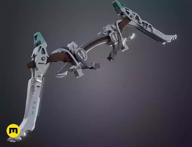 Aloy compound bow Horizon Zero Dawn 3D print model