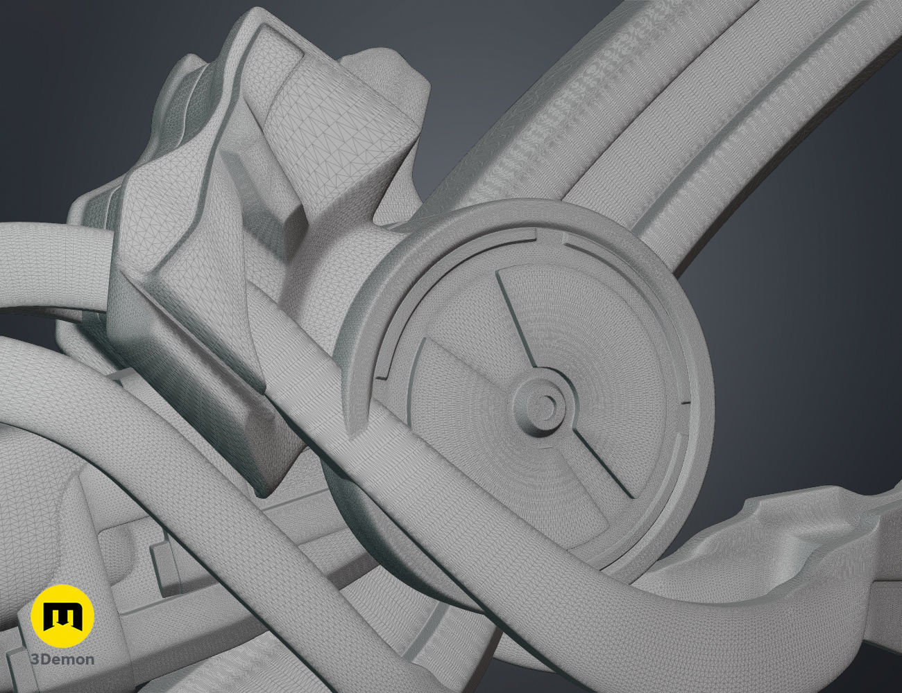 Aloy compound bow Horizon Zero Dawn 3D print model_14