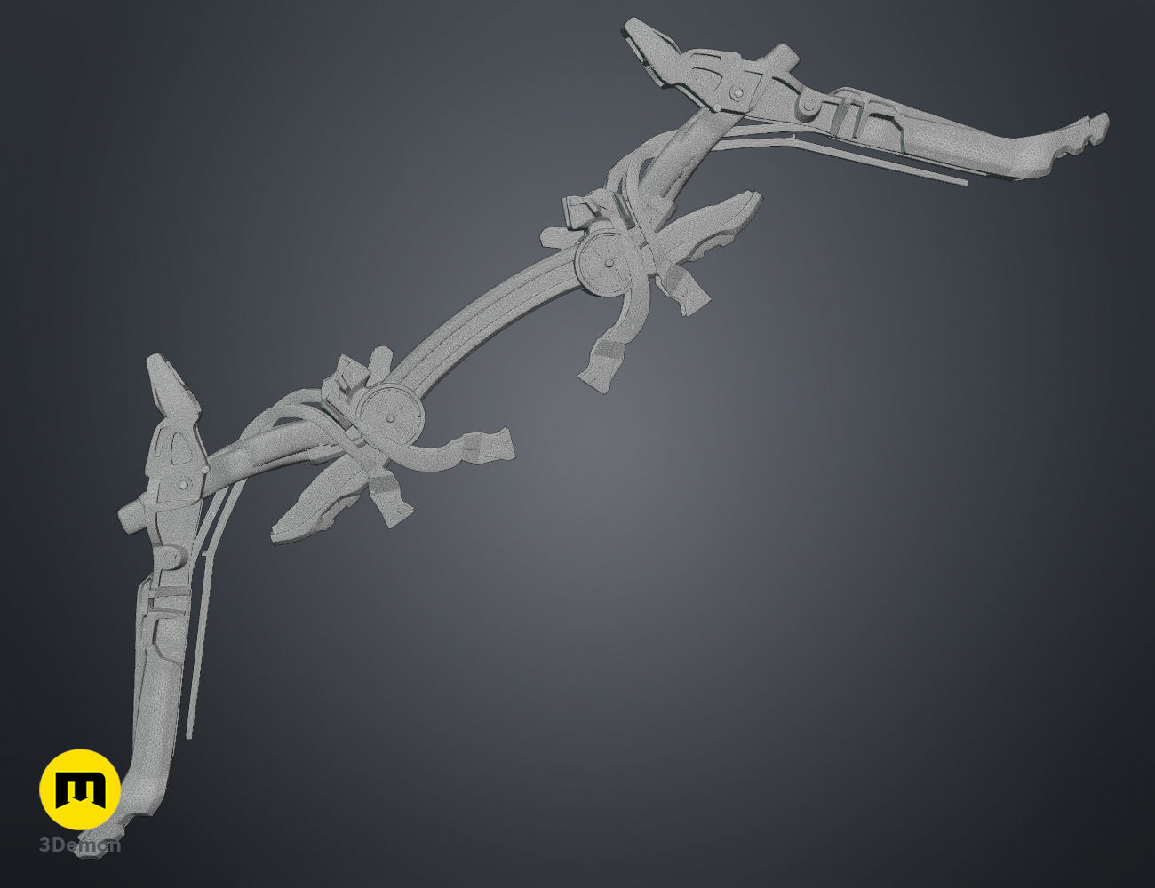 Aloy compound bow Horizon Zero Dawn 3D print model_13