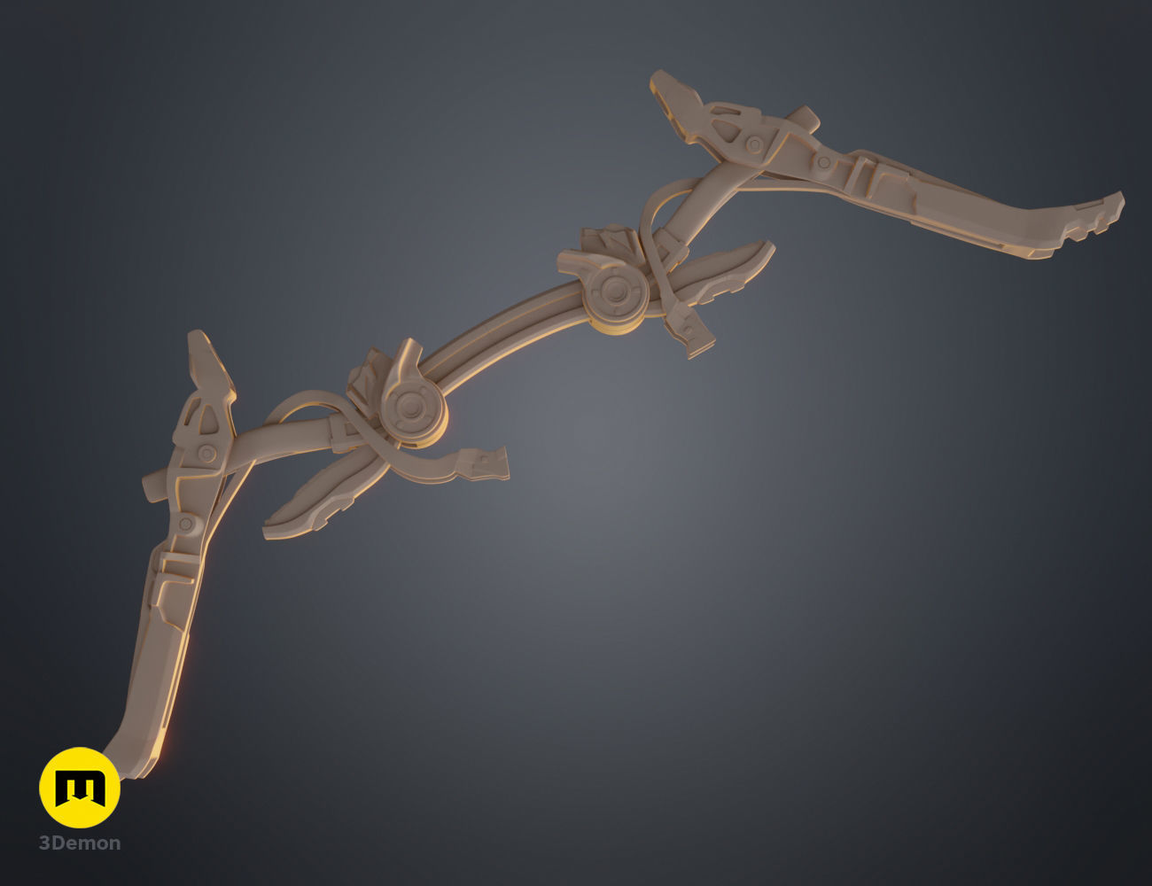 Aloy compound bow Horizon Zero Dawn 3D print model_11