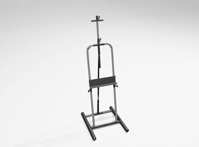 easel stand Low-poly 3D model