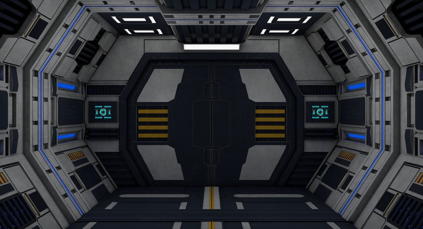 Sci Fi Interior 3D model_7