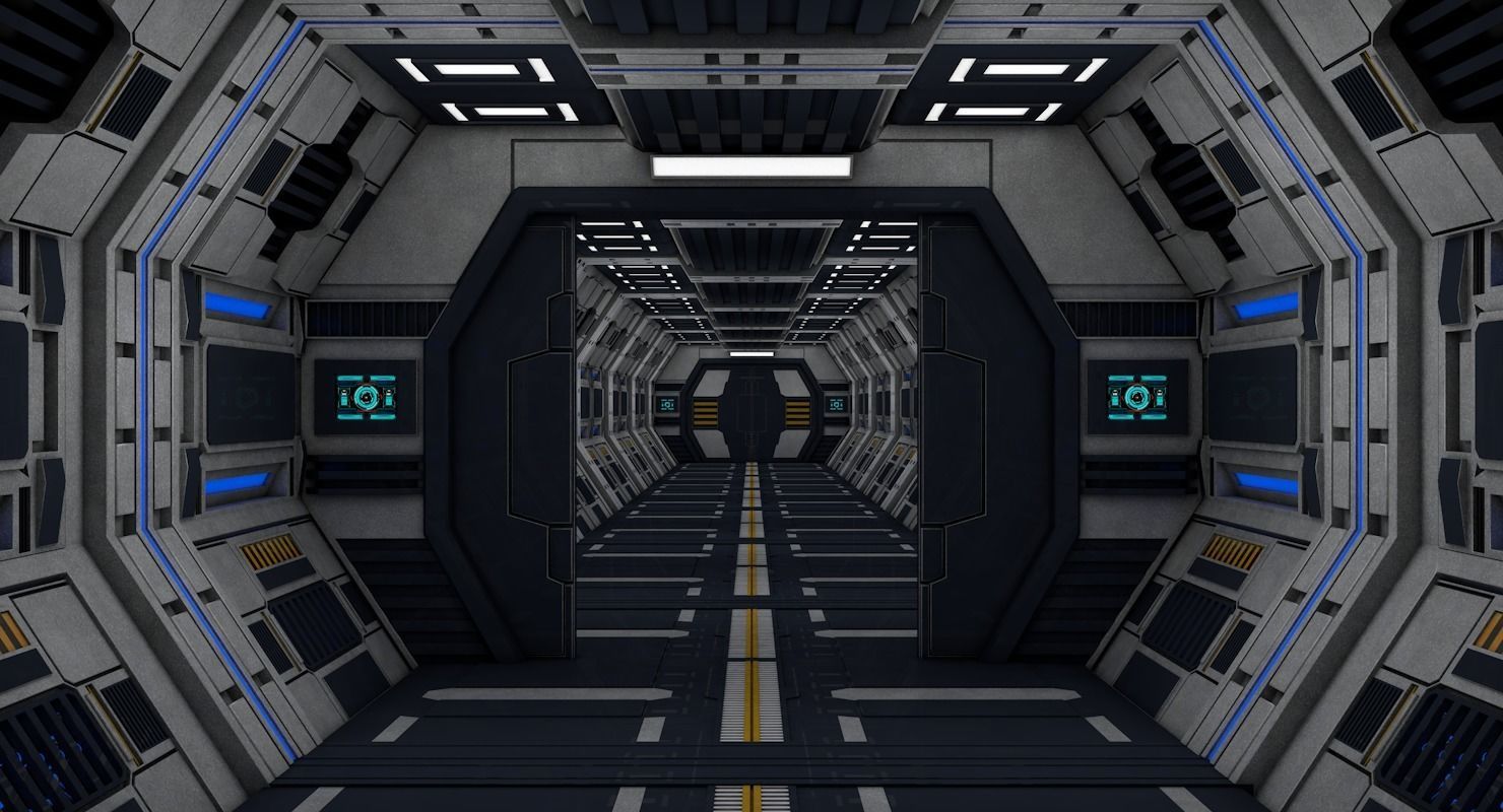 Sci Fi Interior 3D model_8