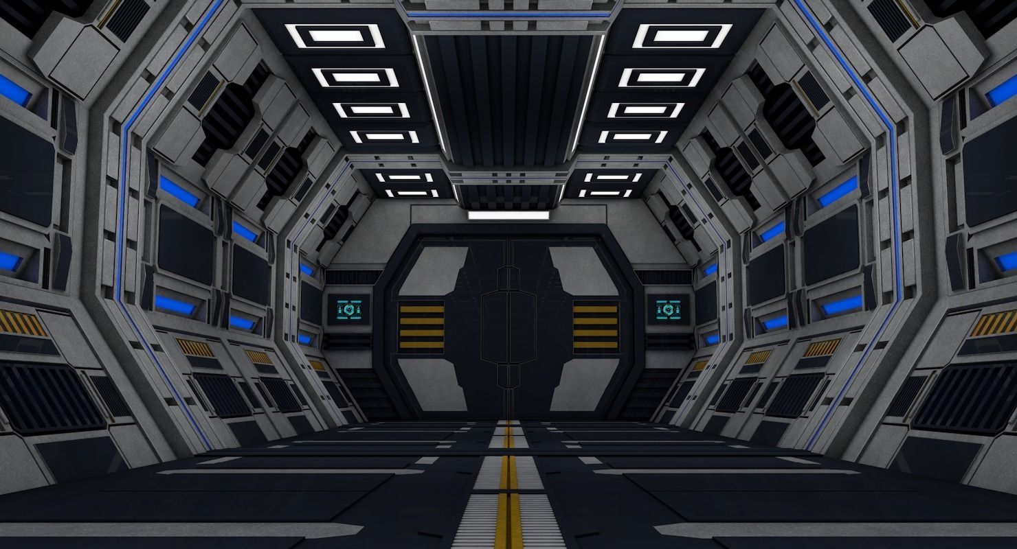 Sci Fi Interior 3D model_4