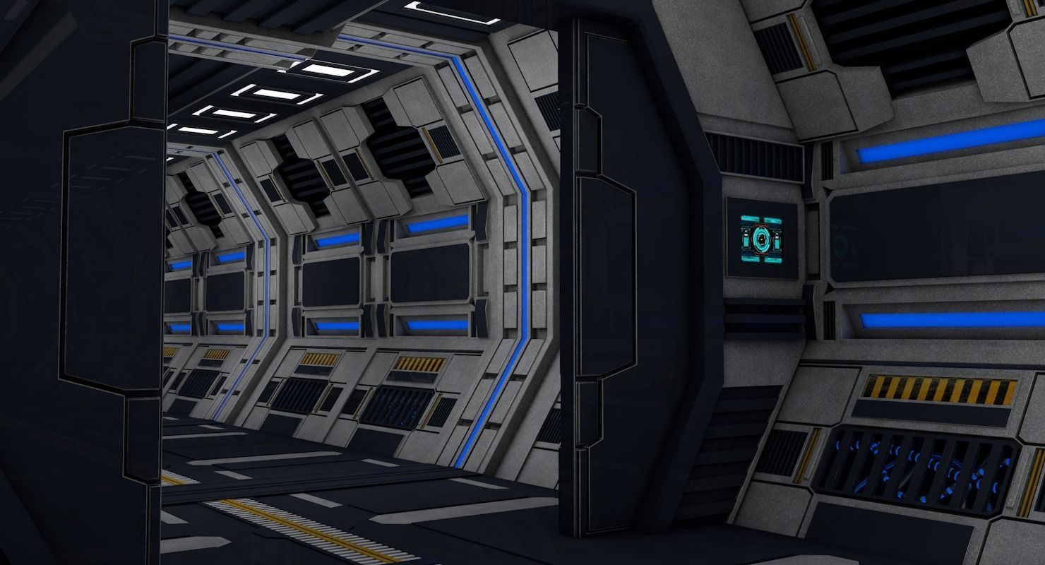 Sci Fi Interior 3D model_9