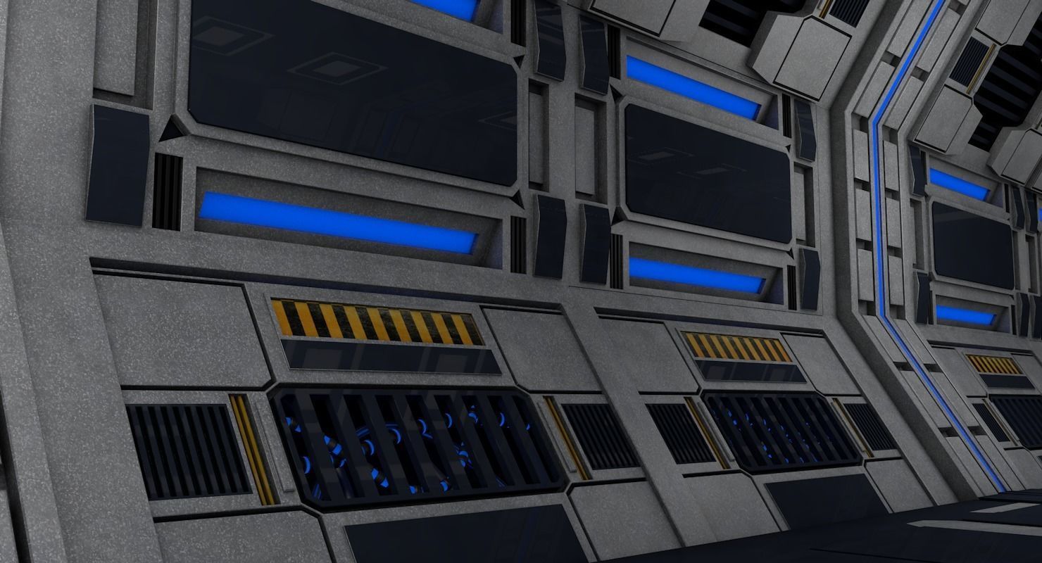 Sci Fi Interior 3D model_3