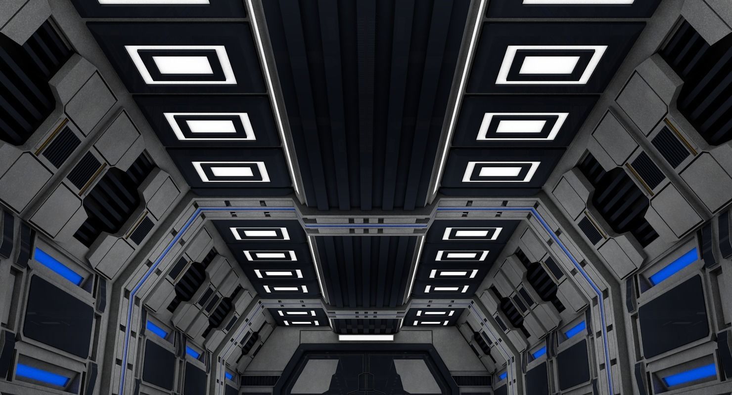 Sci Fi Interior 3D model_6