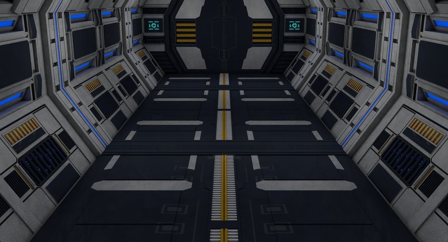 Sci Fi Interior 3D model_5