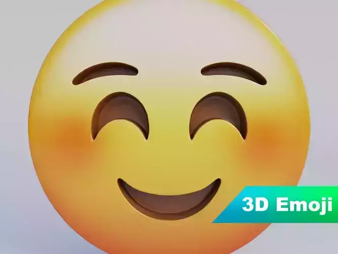 Smiling Face 3D Emoji 