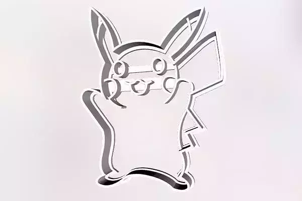 Pikachu Cookie Cutter 