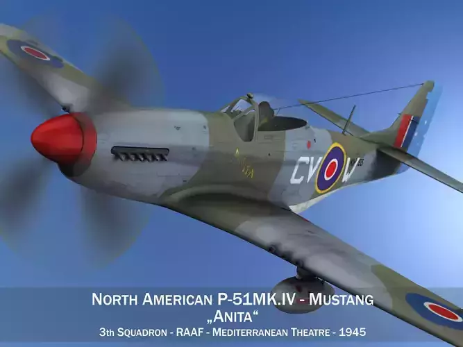 North American P51K Mustang MKIV - Anita - RAAF