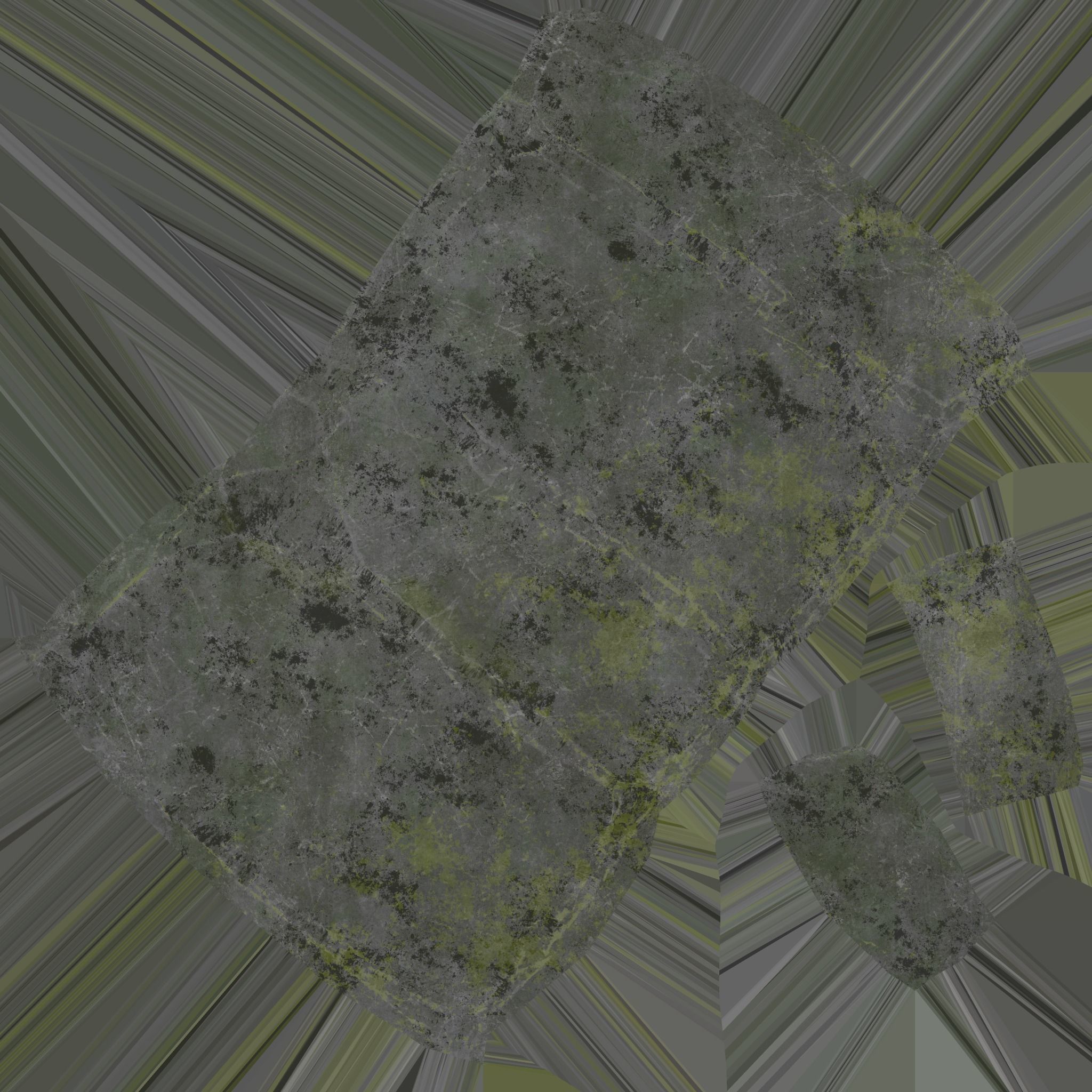 old stone Low-poly 3D model_7