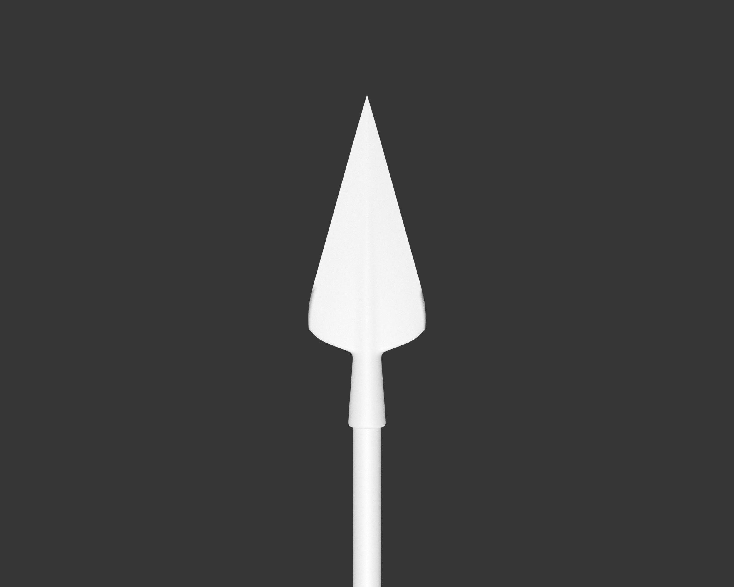 Medieval Elegant Weapon Bow and Arrow Low-poly 3D model_17