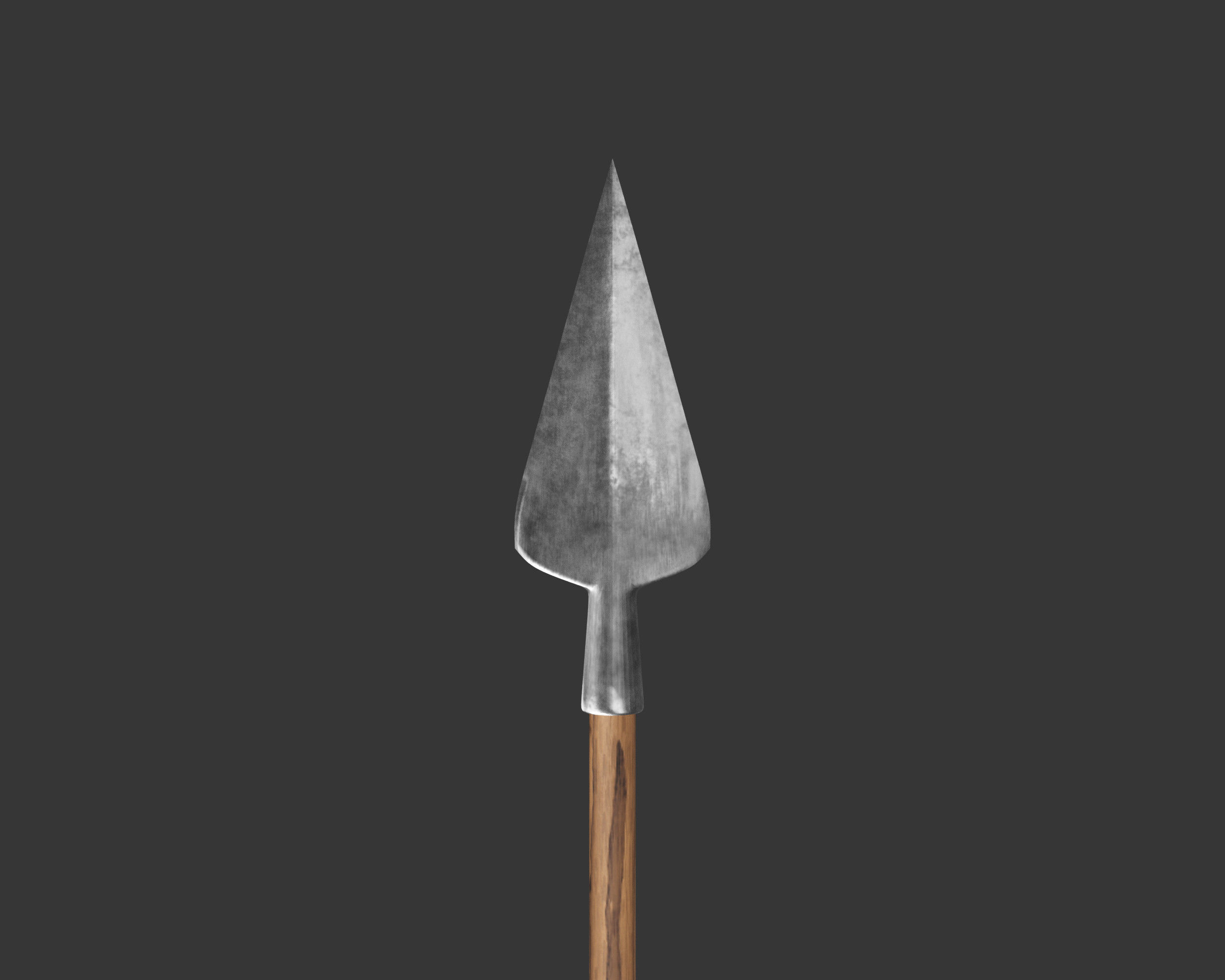 Medieval Elegant Weapon Bow and Arrow Low-poly 3D model_16