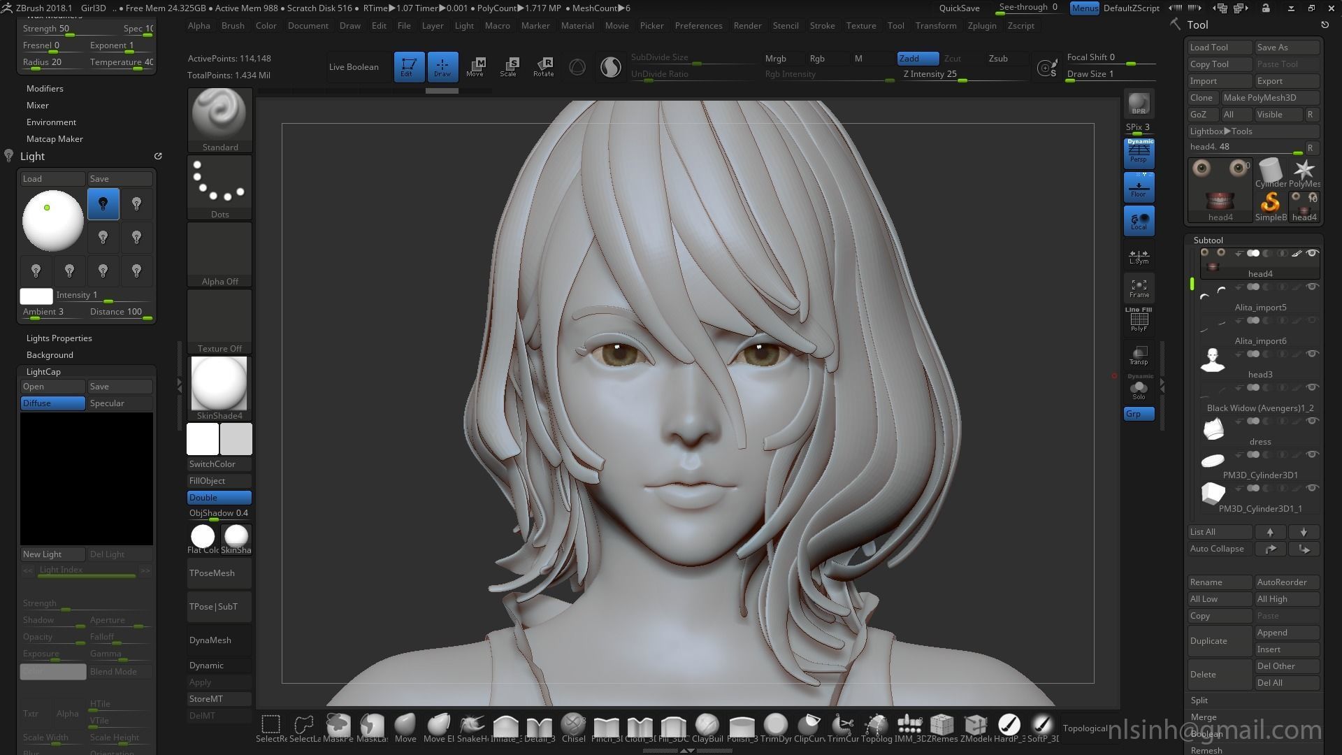 Head Basemesh Free 3D print model_15