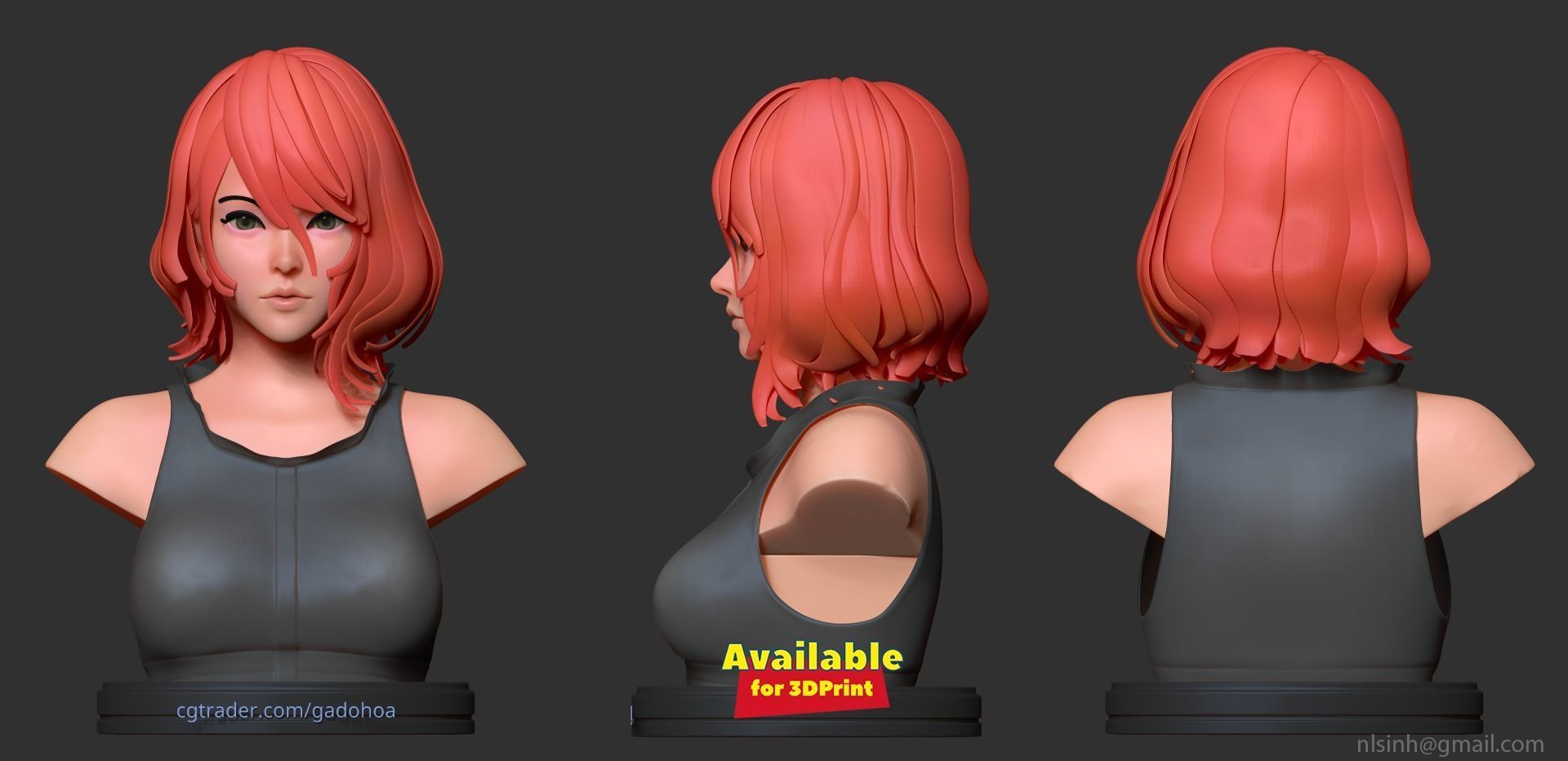 Head Basemesh Free 3D print model_3