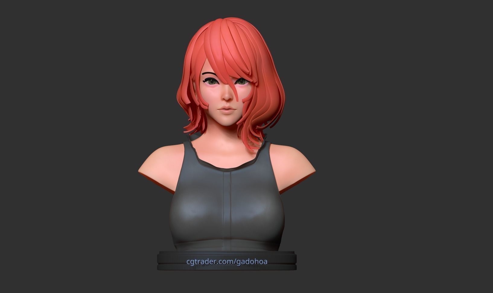 Head Basemesh Free 3D print model_8