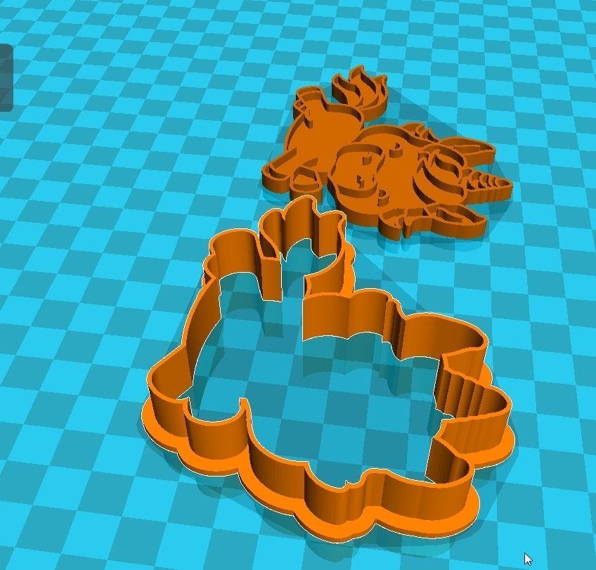 Stl file Unicorn cookie cutter for printing on 3D printer  3D print model_4