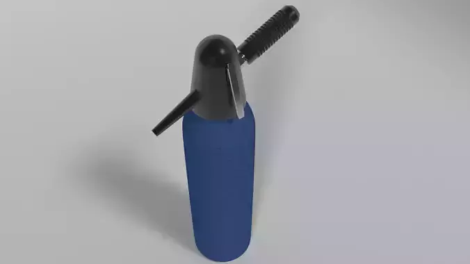 Autosyphon bottle with handle