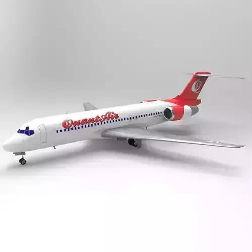 Airliner 717 3D model