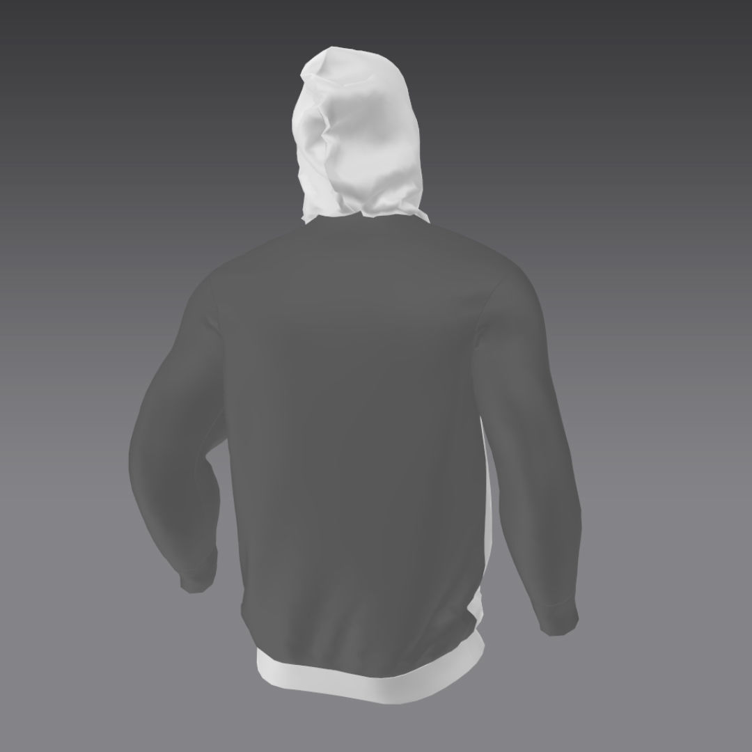 hoodie Free 3D model_2