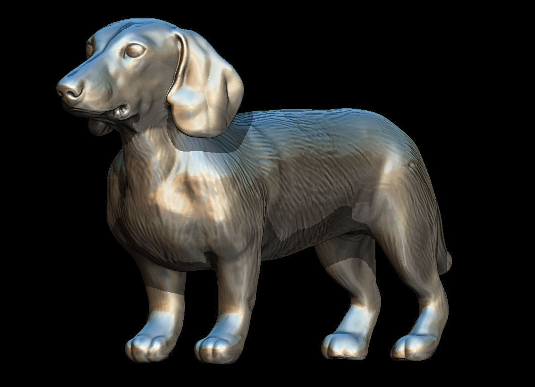 SAUSAGE DOG 3D MODEL 3D print model_7