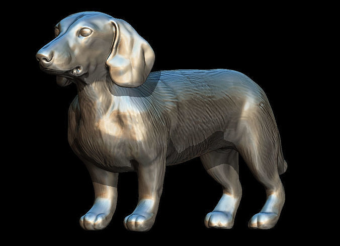 SAUSAGE DOG 3D MODEL 3D print model