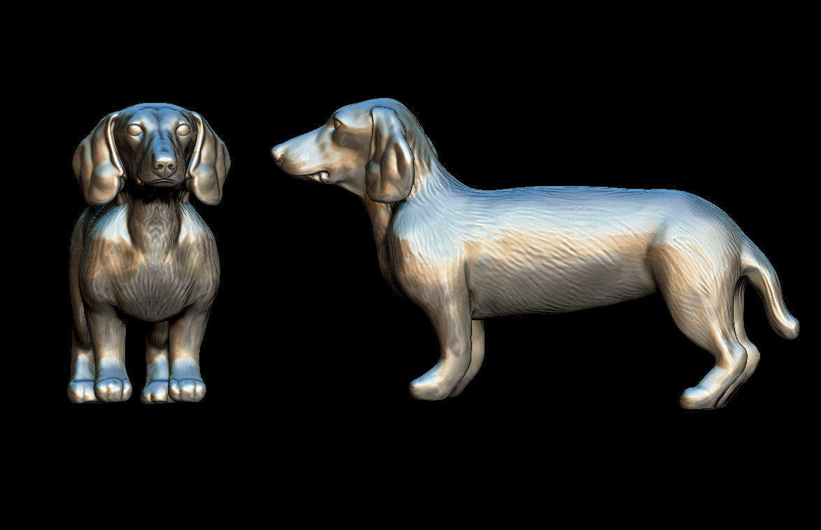 SAUSAGE DOG 3D MODEL 3D print model_2