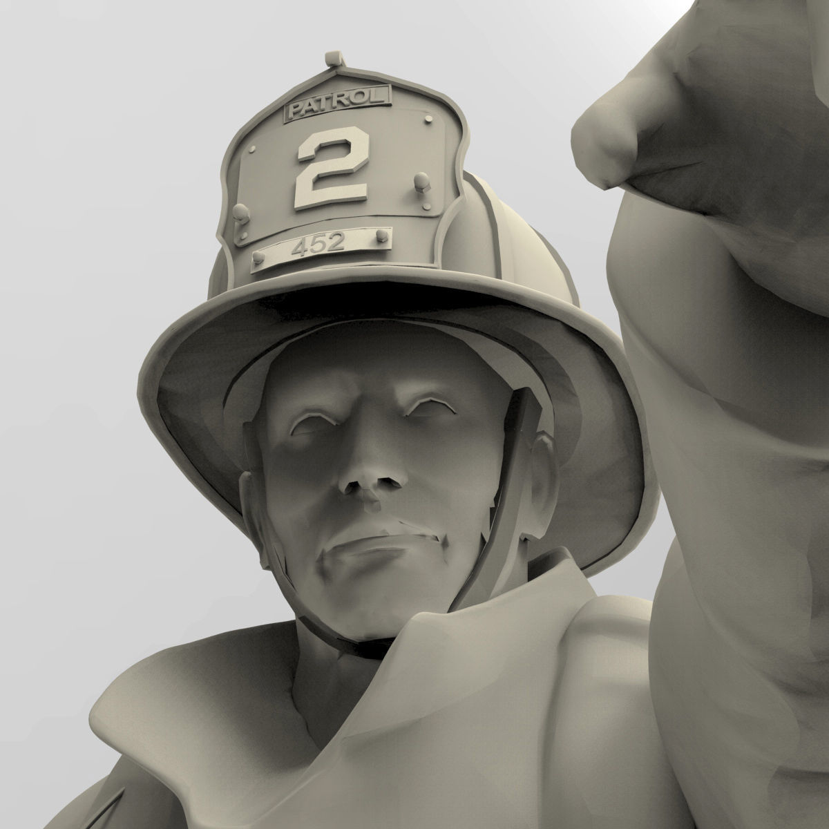 Firefighter characters of NY  3D print model_8
