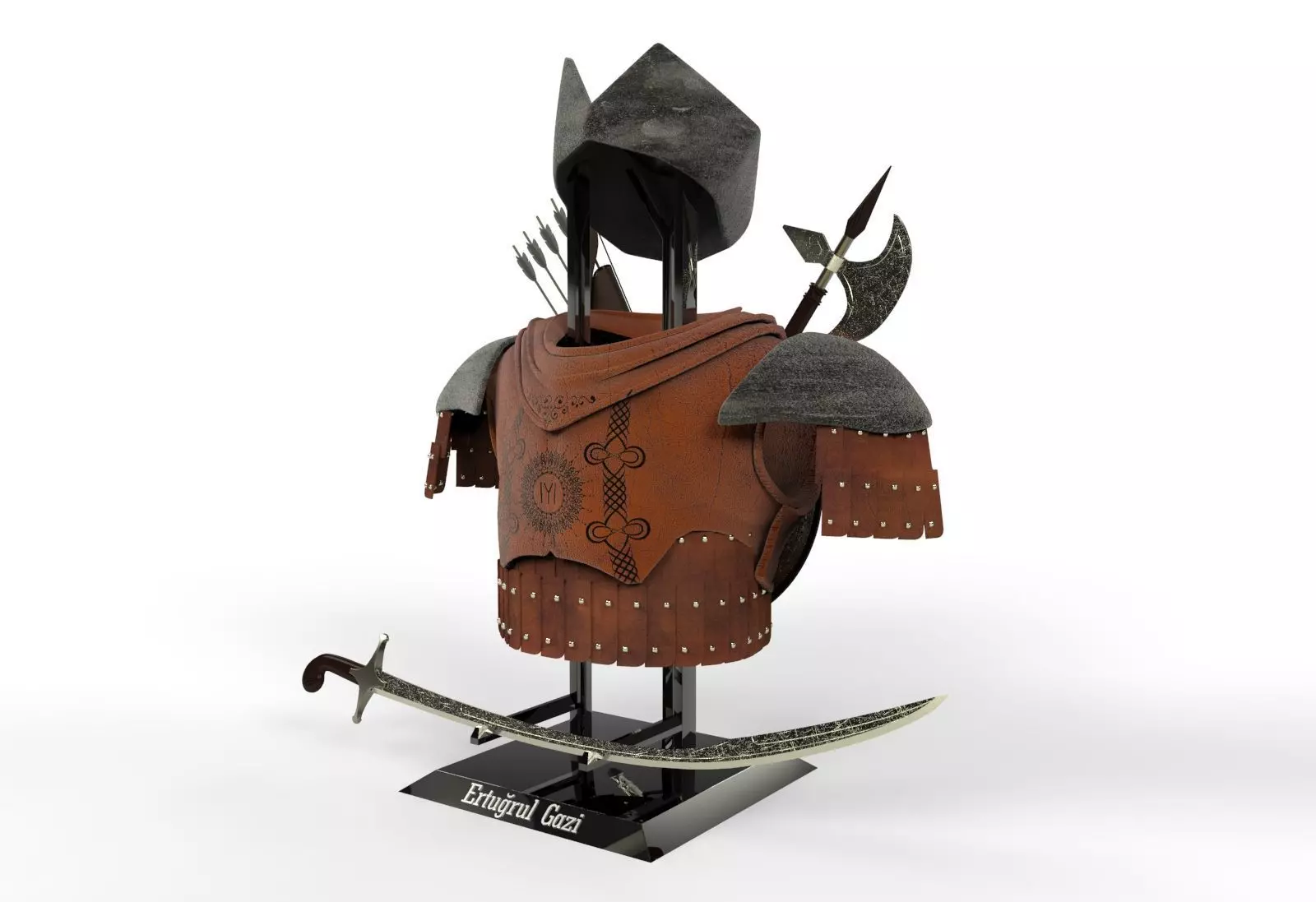 Ressurection Ertugrul Costumes 3D model