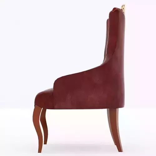 leather dining armchair