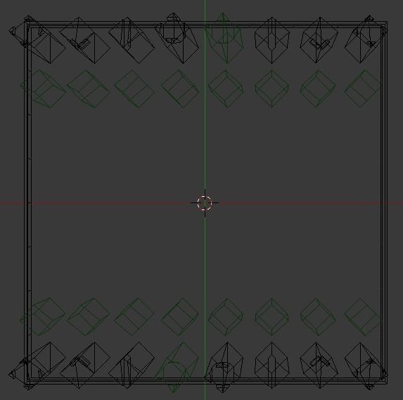 Modern minimalist chess set Low-poly 3D model_10