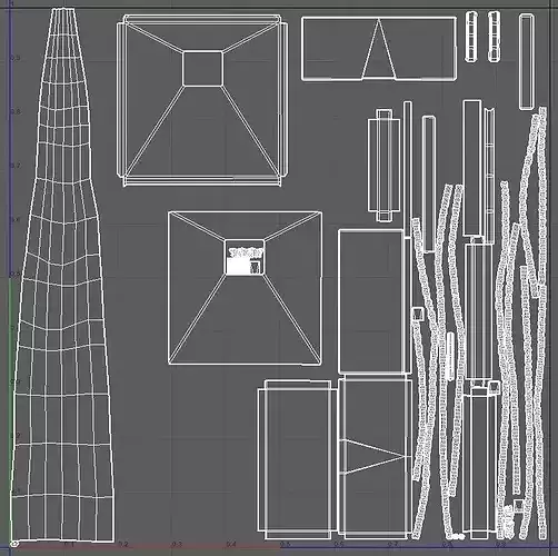 Carriage - 01 Low-poly 3D model 5