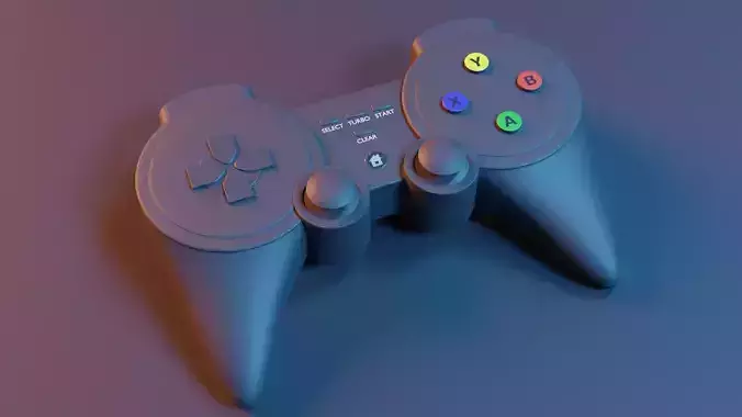 Wireless Gamepad 3D model