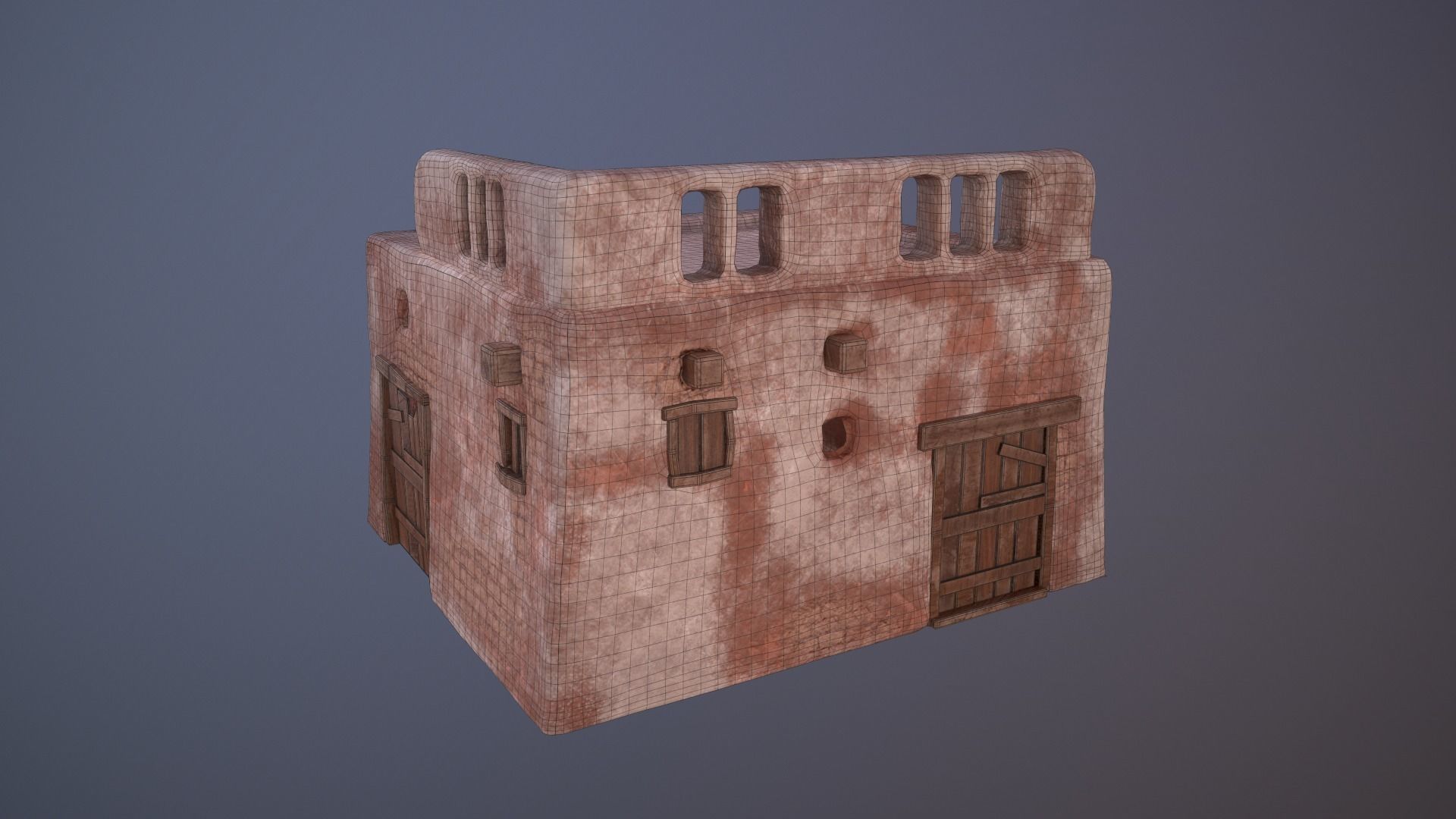 ARAB HOUSE GAME READY Low-poly 3D model_15
