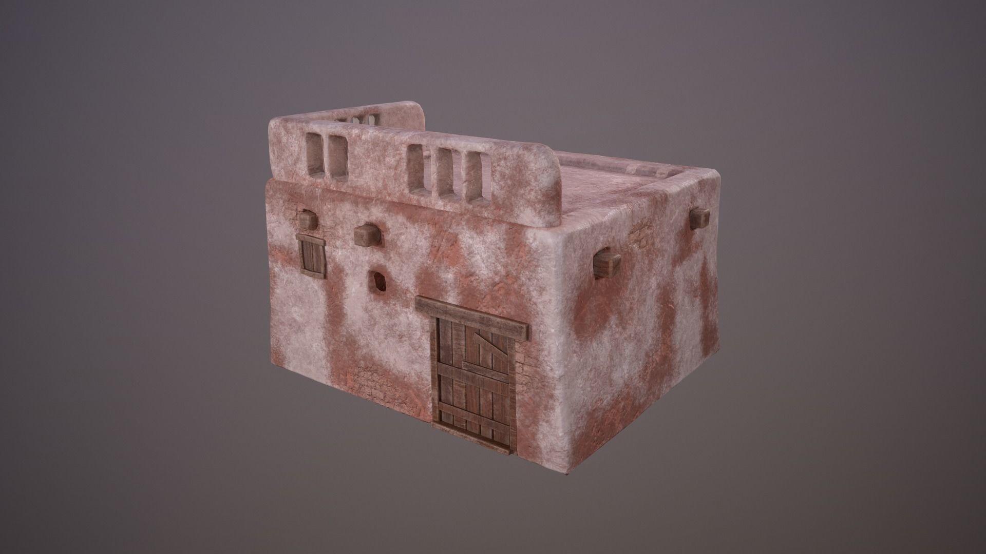 ARAB HOUSE GAME READY Low-poly 3D model_3