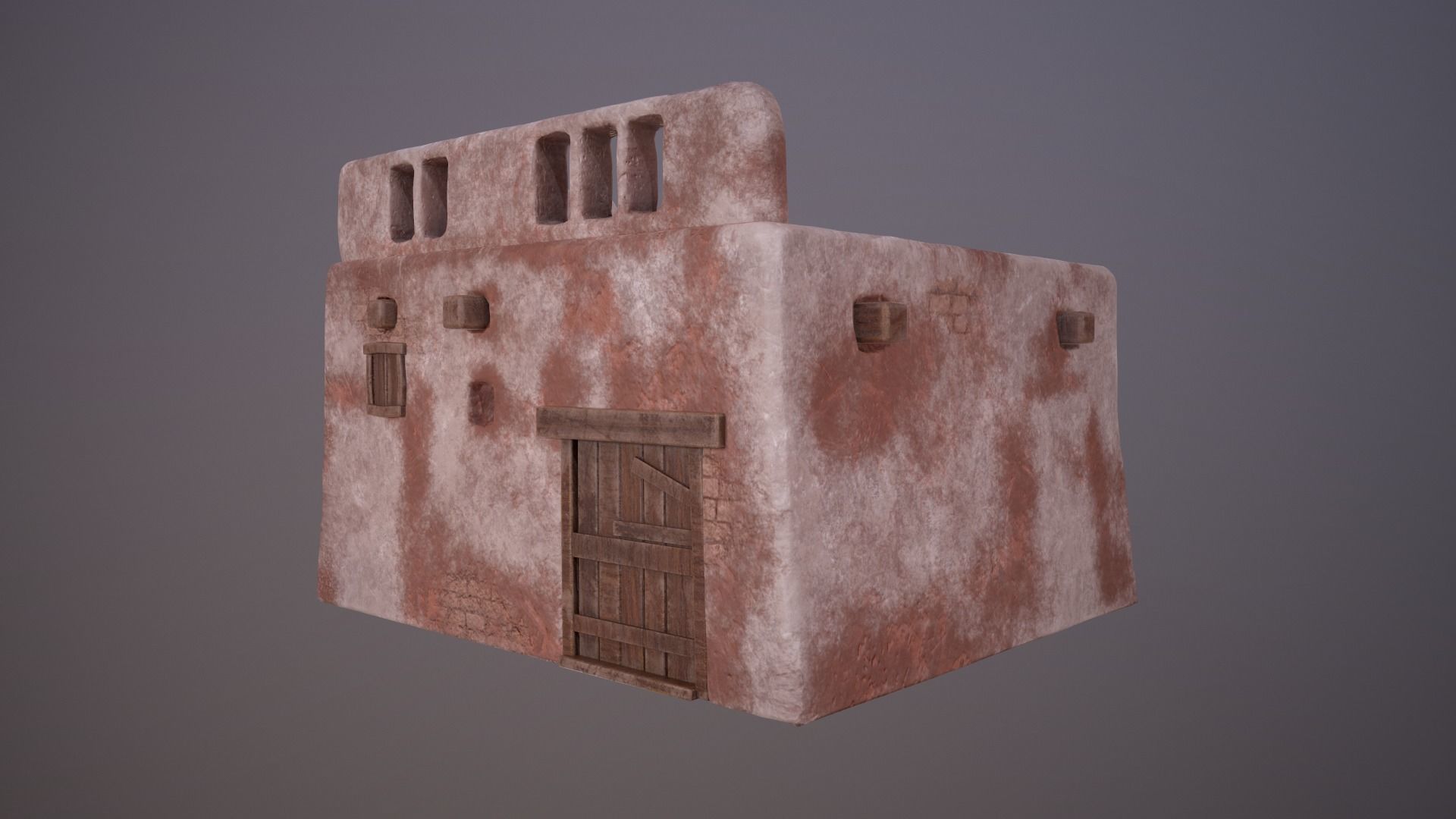 ARAB HOUSE GAME READY Low-poly 3D model_1