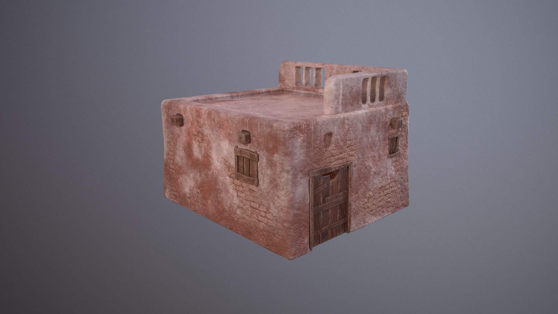 ARAB HOUSE GAME READY Low-poly 3D model_11