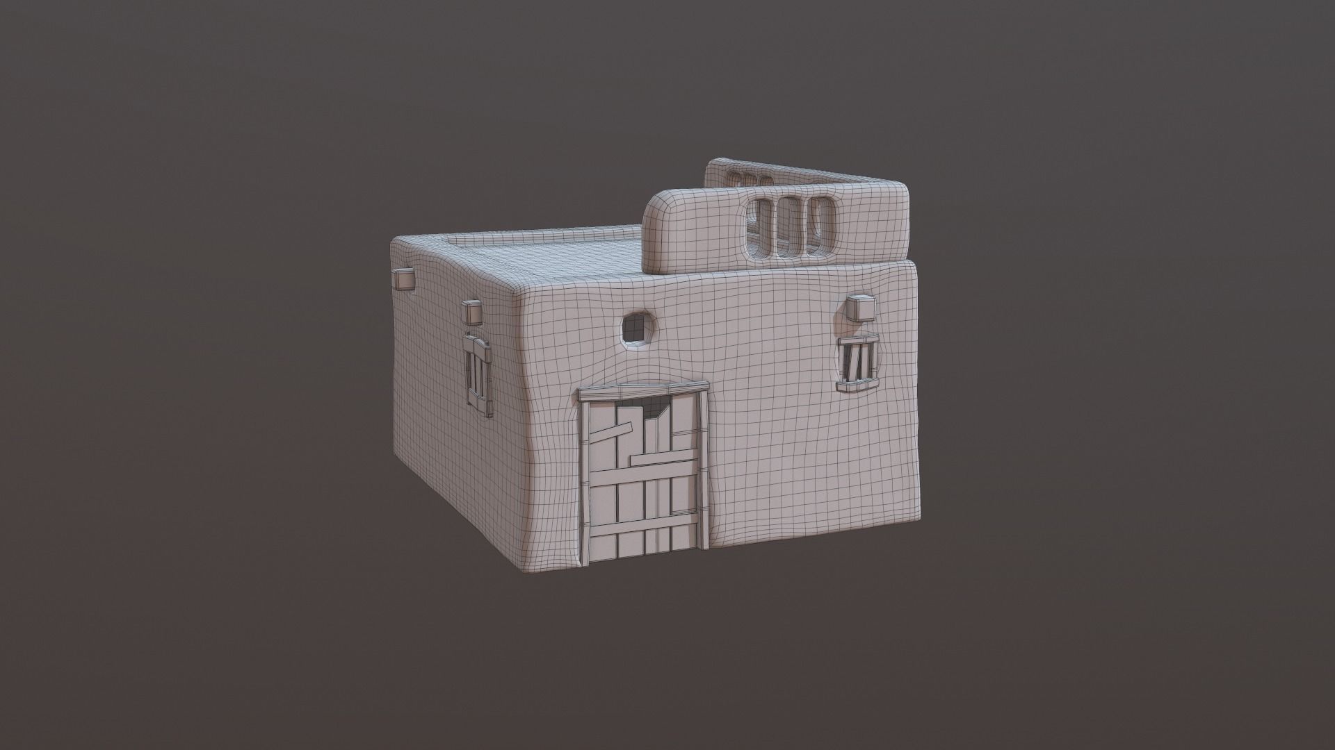 ARAB HOUSE GAME READY Low-poly 3D model_16