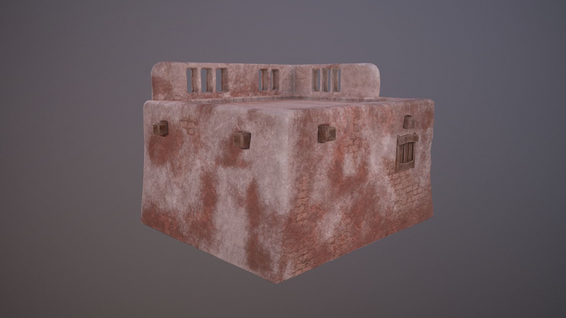 ARAB HOUSE GAME READY Low-poly 3D model_4
