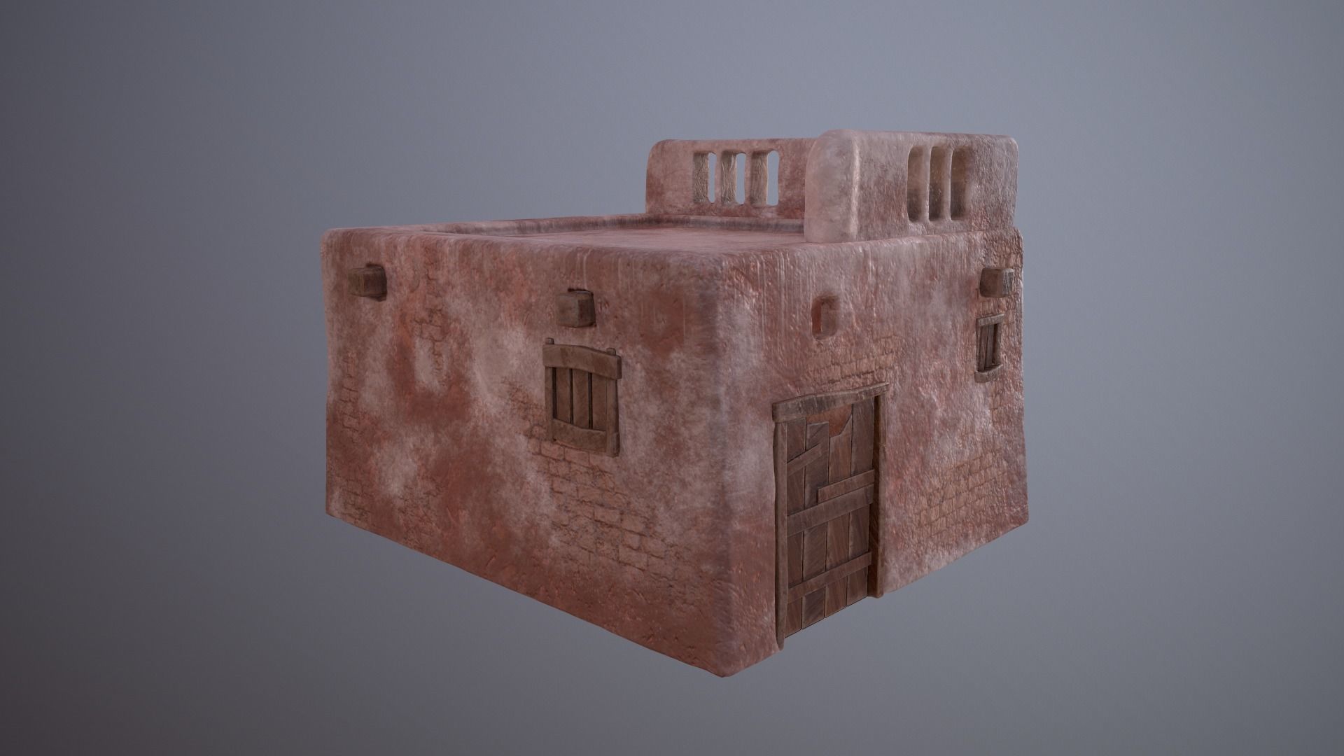 ARAB HOUSE GAME READY Low-poly 3D model_12
