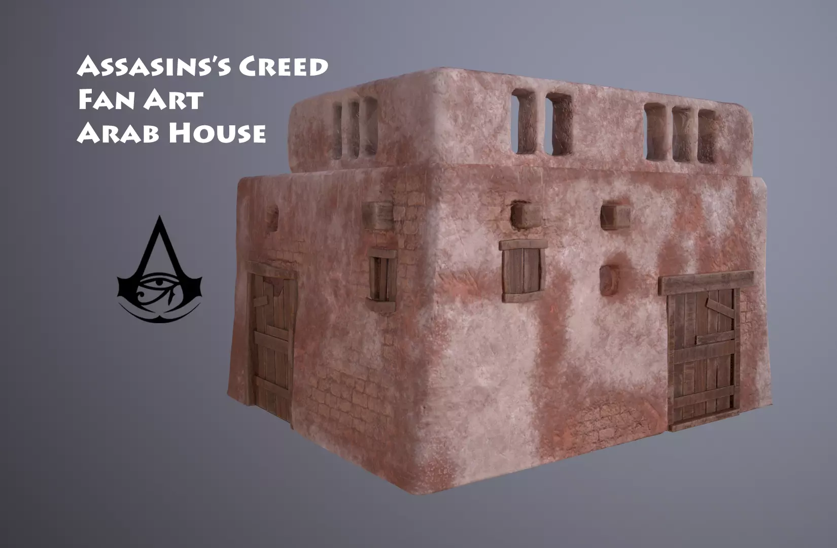 ARAB HOUSE GAME READY Low-poly 3D model_0