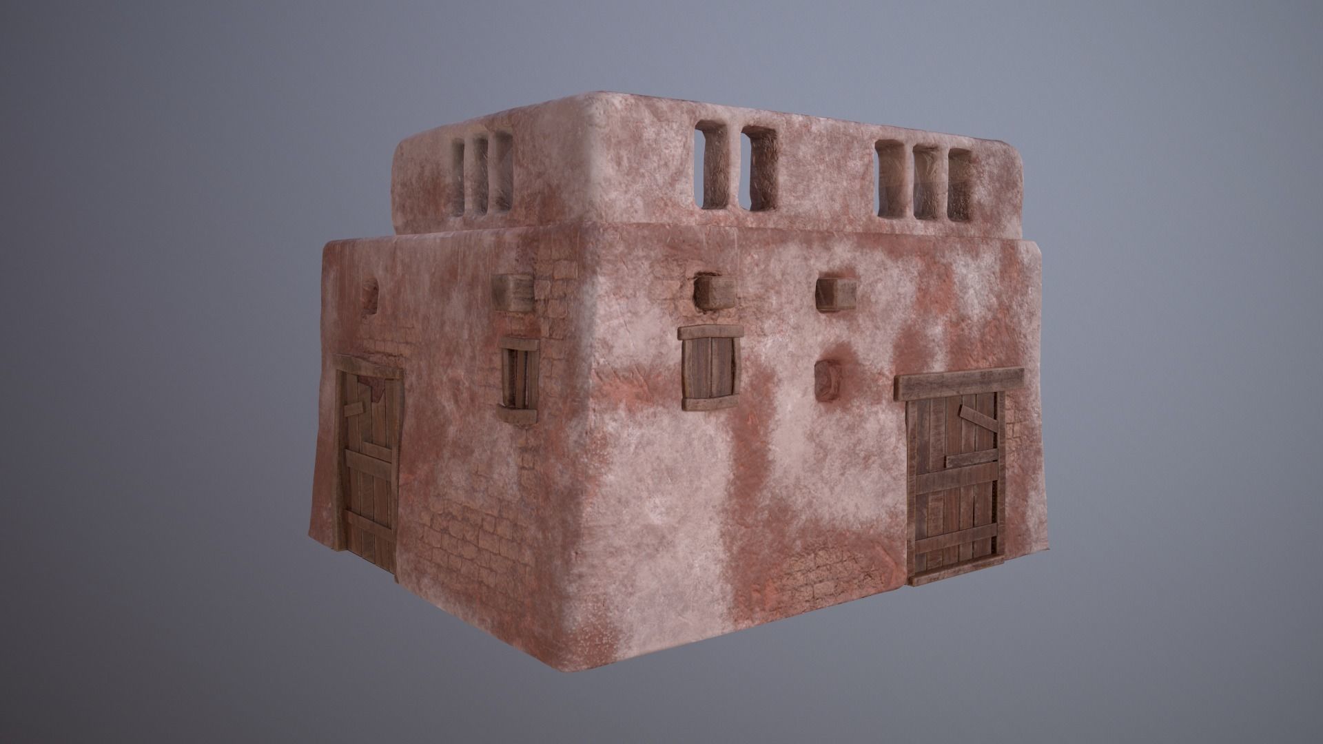 ARAB HOUSE GAME READY Low-poly 3D model_2