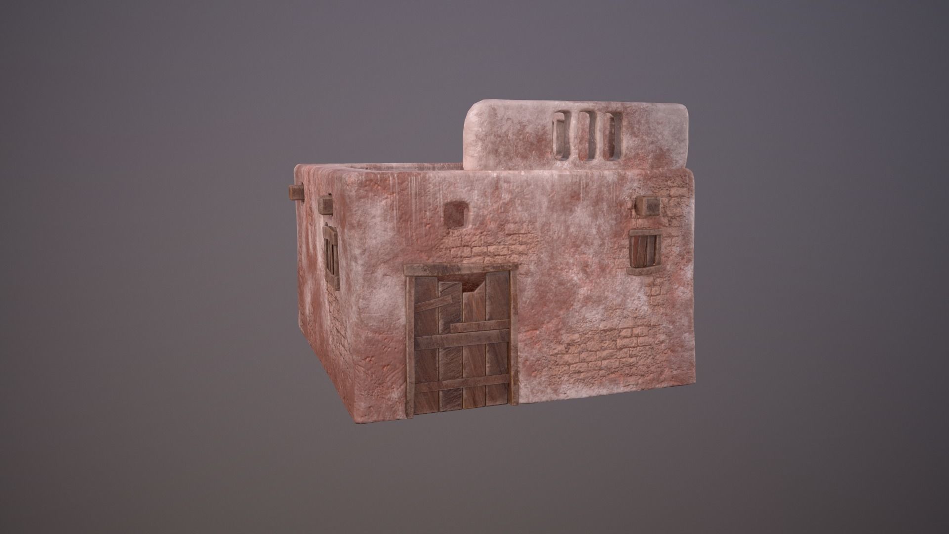 ARAB HOUSE GAME READY Low-poly 3D model_10