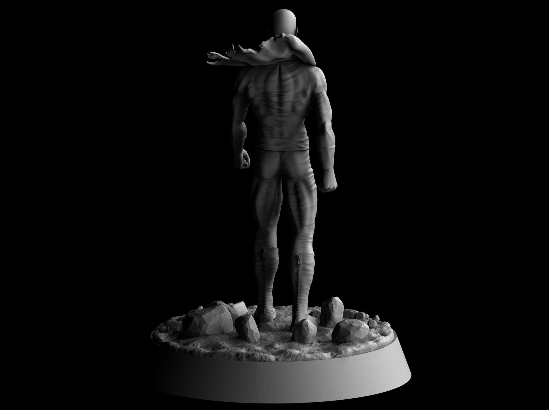 One punch man 3D print model_1