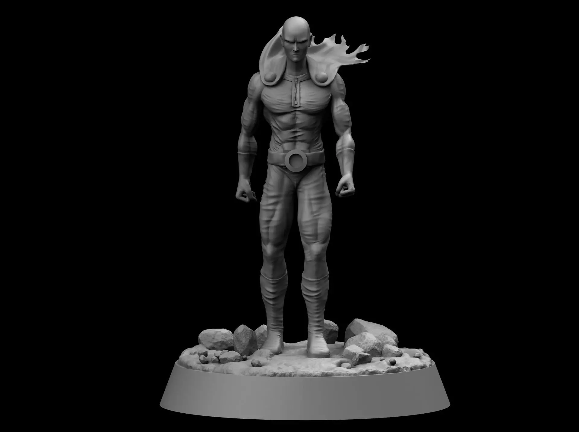 One punch man 3D print model_0