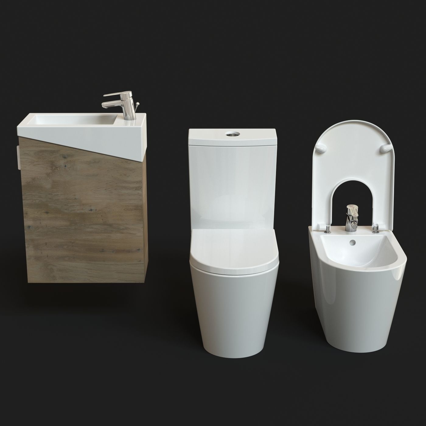 Urb Y Plus Sanitaryware FREE model Free 3D model_1